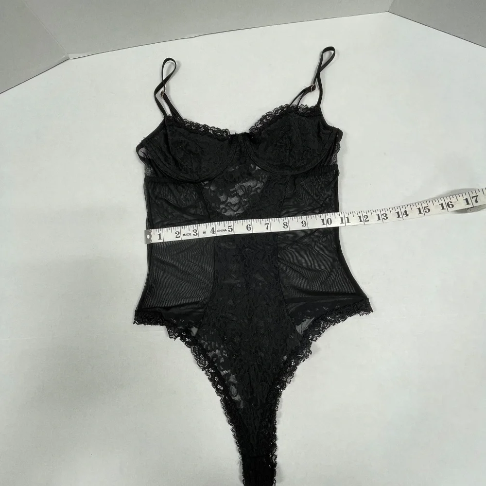 Victoria‎ Secret Black Bodysuit 34B -In Bag.